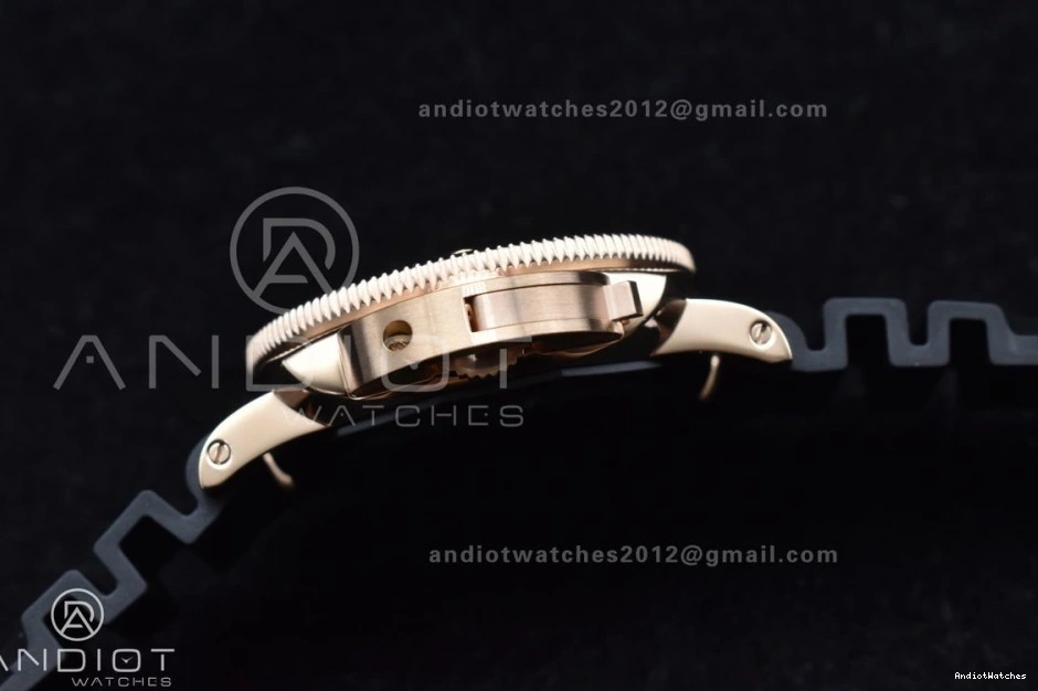 PAM2164 Submersible Dial Black WrinkleFree Best on P Rubber VSF 992 Black Edition 42mm Strap 0927